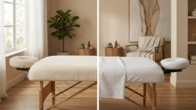 Flannel vs Microfiber Massage Sheets: Which Should Your Practice Buy?