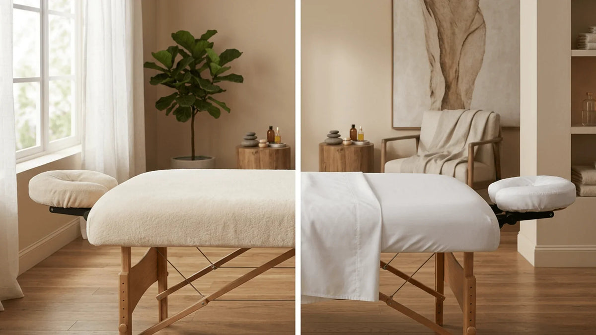 Flannel vs Microfiber Massage Sheets: Which Should Your Practice Buy?