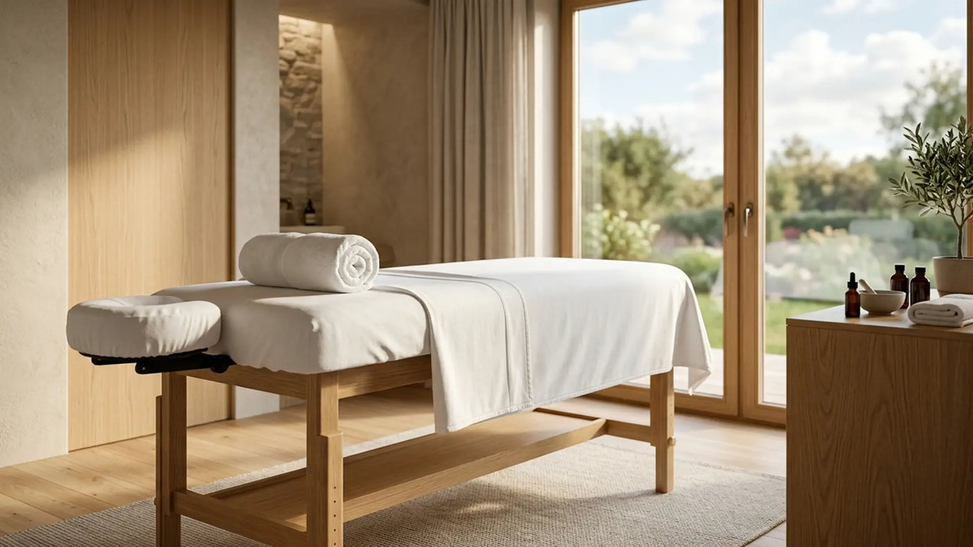 Massage Table Sheets Guide 2026: Fabrics, Sizes, Care
