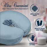 100% Polyester Microfiber Face Rest Cover