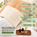Natural Cotton Flannel Castor Oil Pack