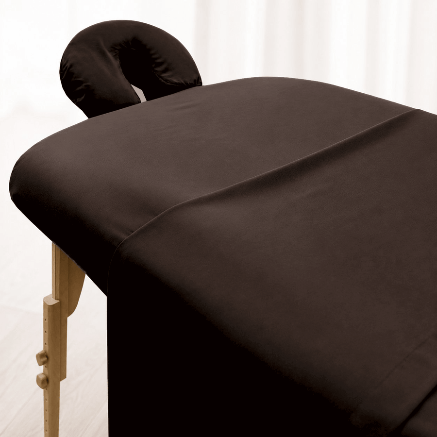 Microfiber Massage Sheet Set-Mocha