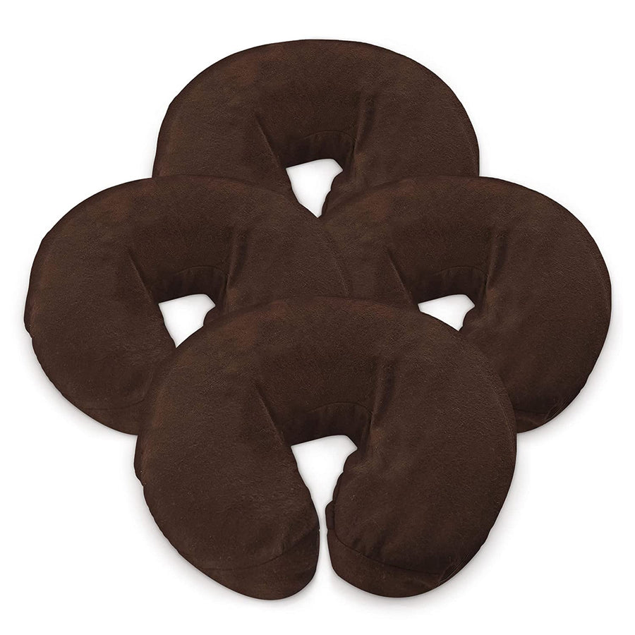 100% Cotton Flannel Massage Face Cradle Cover - Brown