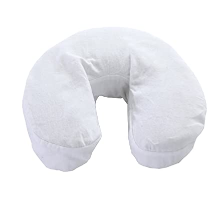 100% Cotton Flannel Face Rest Cover - White
